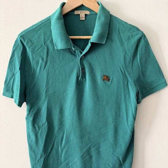 Burberry Brit Polo (Blue-Green, Size M) - Picture 1 of 3